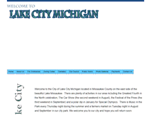 Tablet Screenshot of cityoflakecity.com